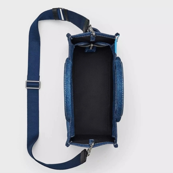 AUTHENTIC Marc Jacobs X Hattie Stewart Denim The Tote Bag -Medium - Picture 6 of 8